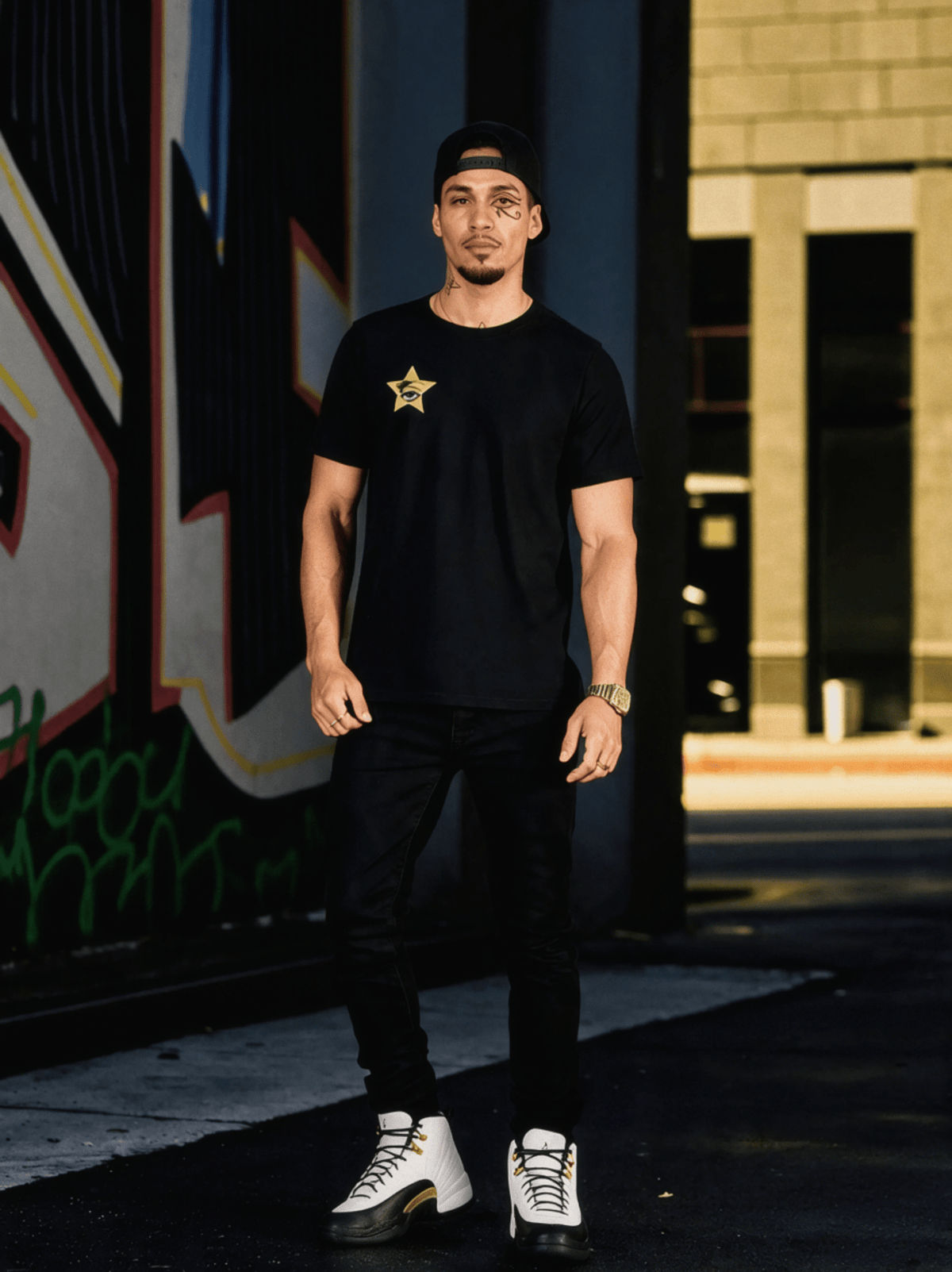 T-shirt occhio della stella - Astro Hustler