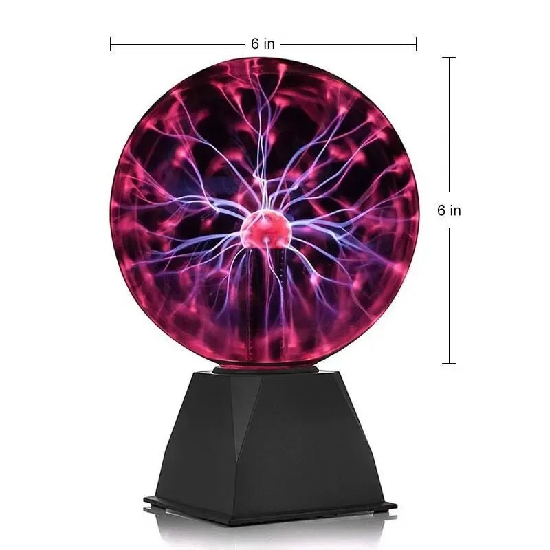 Magic Plasma Ball Lamp Touch Glass LED Night Light Atmosphere Lights Christmas Party Bedroom Decor Kids Birthday Gift Toy - Astro Hustler