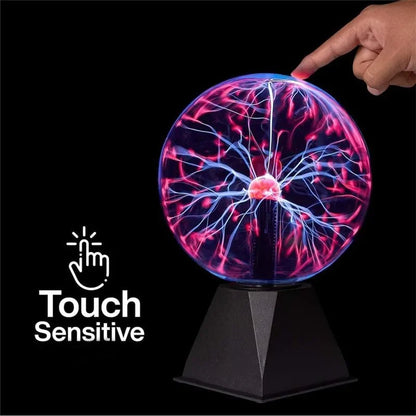 Magic Plasma Ball Lamp Touch Glass LED Night Light Atmosphere Lights Christmas Party Bedroom Decor Kids Birthday Gift Toy - Astro Hustler