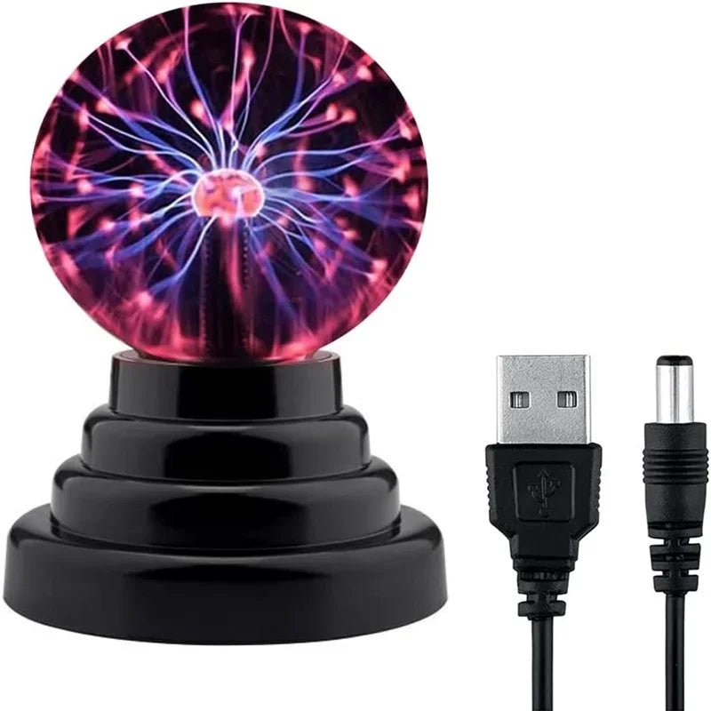 Magic Plasma Ball Lamp Touch Glass LED Night Light Atmosphere Lights Christmas Party Bedroom Decor Kids Birthday Gift Toy - Astro Hustler
